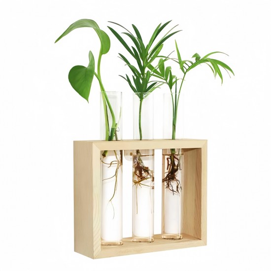 Wooden Frame Vase